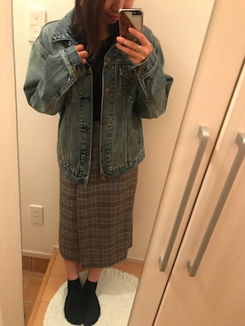 「アイテム（ピアス（両耳用））」を使った、yumiさん（レディース・155cm・20代）の秋コーディネート