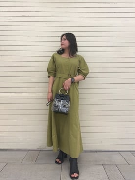 「ESPERANZA（エスペランサ）のアイテム（サンダル）」を使った、𝐒𝐡𝐢𝐧𝐨さん（レディース・150cm）の春コーディネート