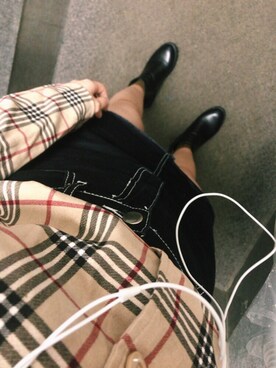 「SARCASTIC（サキャスティック）のアイテム」を使った、piichanさん（レディース・159cm）の秋コーディネート