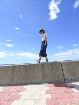 「アイテム（ソックス/靴下）」を使った、おやつさん（レディース・159cm）の春コーディネート