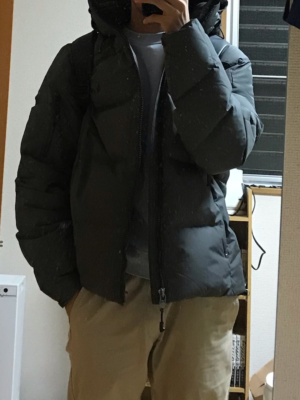Polo Ralph Lauren グレー ダウン常に腹痛さゆ