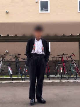 「dansko（ダンスコ）のアイテム（スリッポン）」を使った、わーきさん（メンズ・173cm）の秋コーディネート