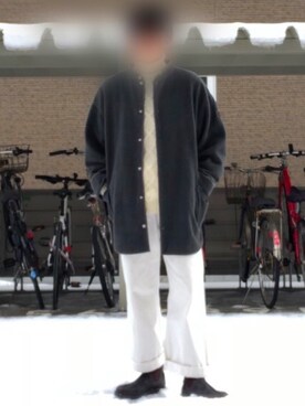 「POTER CLASIC」｜わーきさん（メンズ・173cm）の冬コーディネート