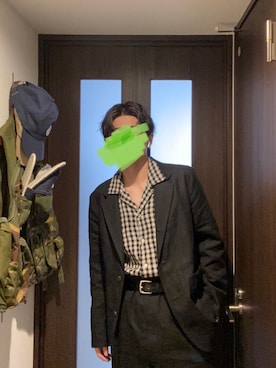 「MOJITO（モヒート）のアイテム」を使った、わーきさん（メンズ・173cm）の夏コーディネート