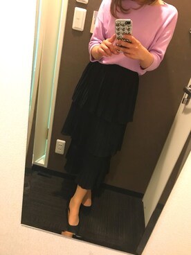 9mm9さん（レディース・161cm）の春コーディネート