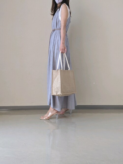 Ameri（アメリ）の「MEDI LAMP HALTER NECK DRESS（ワンピース