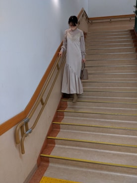 AMERI(アメリ)の「LADY LAYERED CAMI DRESS(ワンピース)」 - WEAR