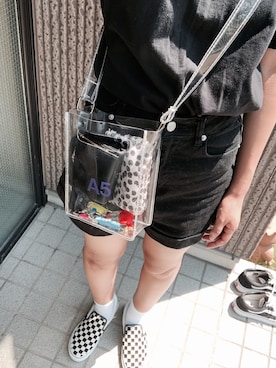 「アイテム（スリッポン）」を使った、mさん（レディース・161cm）の夏コーディネート