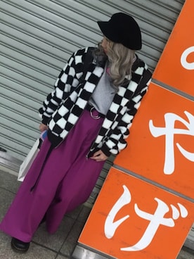 「A.D.G（エーディージー）のアイテム」を使った、kiyo☆さん（レディース・155cm）の冬コーディネート
