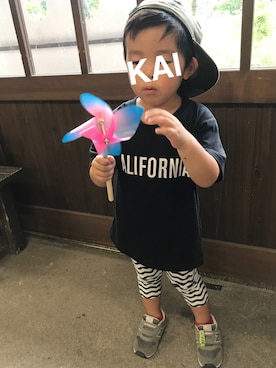 Kai☺︎Reiさん（キッズ・100cm）の秋コーディネート