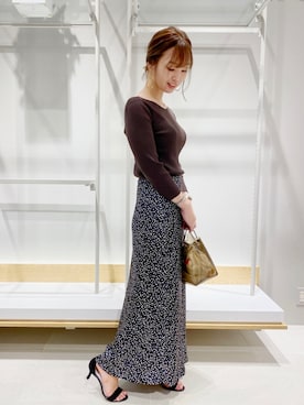 「FONCE（フォンセ）のアイテム」を使った、Yossyさん（レディース・163cm）の秋コーディネート