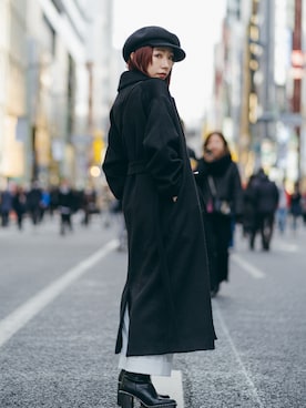 「AKTE（アクテ）のアイテム（その他アウター）」を使った、貴愛さん（レディース・161cm）の春コーディネート