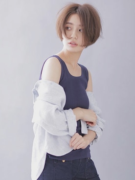 「スプリングSENSEOFPLACE」｜鶴田真梨さん（レディース・170cm）の春コーディネート