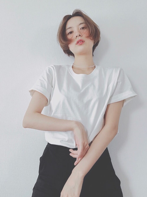 鶴田真梨 Tシャツ カットソーを使ったコーディネート Wear