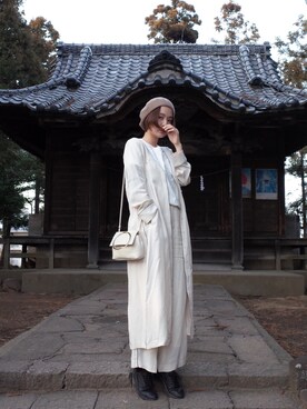 鶴田真梨さんのコーディネート