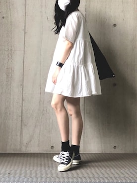 misakiさんの「【Converse/コンバース】  All star J OX：オールスターローカット＃」を使ったコーディネート