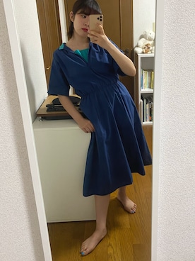 「アイテム（ワンピース/ドレス）」を使った、おゆいさん（レディース・150cm・10代）の夏コーディネート