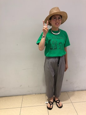 高安さん（レディース・153cm）の夏コーディネート