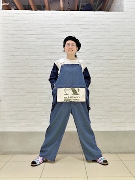 「155㎝コーデ」｜「アイテム（アクセサリー）」を使った、高安さん（レディース・153cm）の冬コーディネート