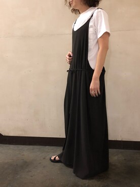 「Chaco（チャコ）のアイテム」を使った、高安さん（レディース・153cm）の春コーディネート