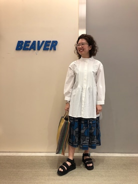 高安さん（レディース・153cm）の春コーディネート