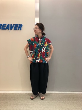 高安さん（レディース・153cm）の春コーディネート