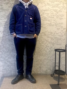 「WHEEL ROBE（ウィールローブ）のアイテム」を使った、Sandy Comesさん（メンズ・173cm）の春コーディネート