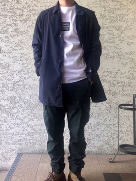 「THUMPERS BROOKLYN NYC USA（サンパース）のアイテム」を使った、Sandy Comesさん（メンズ・173cm）の春コーディネート