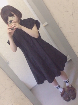 「miu miu（ミュウミュウ）のアイテム（スマホケース/カバー）」を使った、さやかさん（レディース・153cm）の夏コーディネート