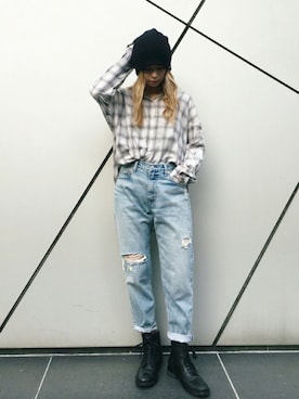 Sakuraさん（レディース・157cm）の冬コーディネート