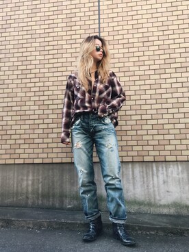 Sakuraさん（レディース・157cm）の冬コーディネート