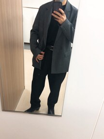 【STUDIOUS】サキソニーストレッチセットアップダブルジャケット STUDIOUS（ステュディオス）の「【STUDIOUS】サキソニーストレッチ