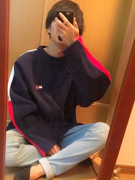 「TOMMY（トミー）のアイテム（その他トップス）」を使った、瀧さん（メンズ・175cm）の秋コーディネート