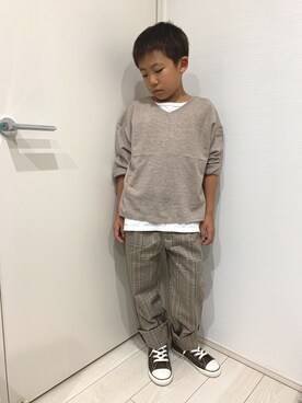 aoooooh!!さん（キッズ・126cm）の秋コーディネート