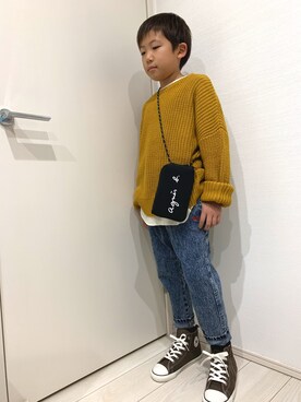 「ムック本」｜aoooooh!!さん（キッズ・126cm）の秋コーディネート
