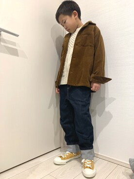「グリーンレーベルリラクシング」｜aoooooh!!さん（キッズ・129cm）の冬コーディネート
