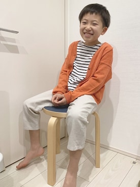 「チャオパニックティピー」｜「アイテム（その他）」を使った、aoooooh!!さん（キッズ・129cm）の春コーディネート