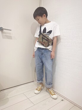 「グリーンレーベルリラクシング」｜aoooooh!!さん（キッズ・129cm）の春コーディネート