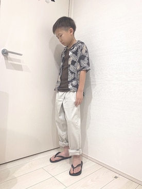 「チャオパニックティピー」｜「アイテム（その他）」を使った、aoooooh!!さん（キッズ・129cm）の夏コーディネート