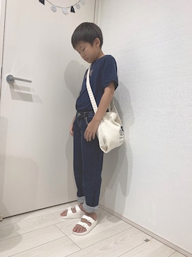 「グリーンレーベルリラクシング」｜aoooooh!!さん（キッズ・132cm）の秋コーディネート