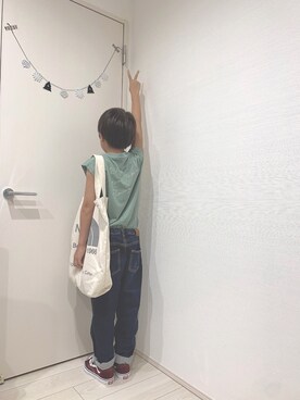 「グリーンレーベルリラクシング」｜aoooooh!!さん（キッズ・132cm）の秋コーディネート