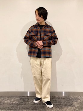 「BIG MAC（ビッグマック）のアイテム（パンツ）」を使った、ihara_tさん（メンズ・172cm）の夏コーディネート