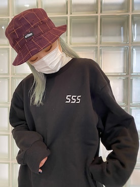 「gu」｜「アイテム（帽子）」を使った、yuiさん（レディース・154cm）の冬コーディネート
