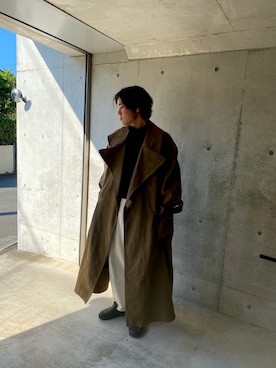 「is-ness（イズネス）のアイテム（パンツ）」を使った、t-h-tさん（メンズ・176cm）の春コーディネート