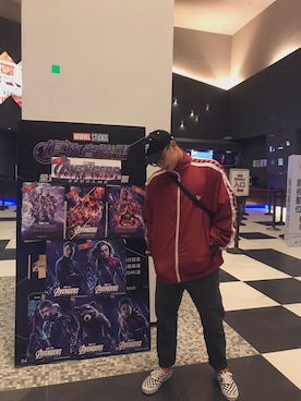 「PUMA（プーマ）のアイテム（スタジャン）」を使った、葉季さん（メンズ・172cm）の春コーディネート