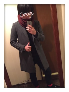 「BLISS POINT（ブリスポイント）のアイテム（ジャケット/アウター）」を使った、Onoyuさん（メンズ・175cm）の冬コーディネート