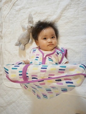 「アイテム（ママ＆ベビー）」を使った、adenandanaisさん（キッズ・69cm）の夏コーディネート