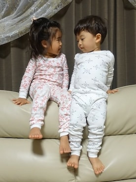 「アイテム（ルームウェア/パジャマ）」を使った、adenandanaisさん（キッズ・93cm）の夏コーディネート