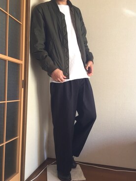 ナオキさん（メンズ・175cm）の秋コーディネート