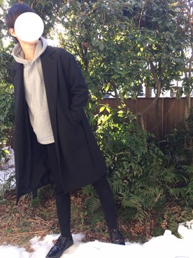 「Lui's（ルイス）のアイテム（その他アウター）」を使った、ナオキさん（メンズ・175cm）の冬コーディネート